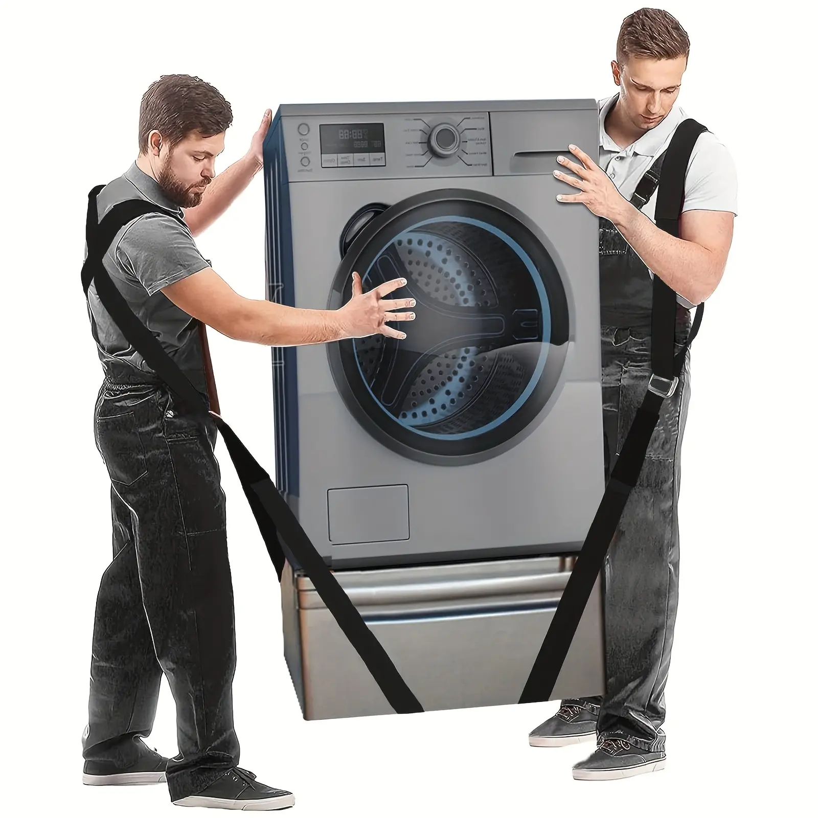 Moving Straps, 2-Person Lifting & Moving Straps, Lifting Straps For 2 Movers, Shoulder Moving Strap Dolly For Lifting Furniture, Appliances, Mattresses, Or Any Item Up To 800 Lbs