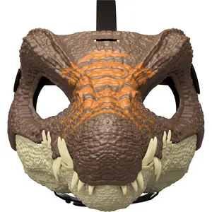 Jurassic World Rebirth Spinosaurus Dinosaur Mask, RolePlay Head Wear, MovieInspired Costume, Openable Jaw, Realistic Texture and Color, Adjustable Strap