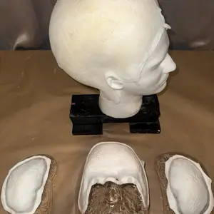 Pennywise Expanding Foam Latex Cowl & 4 Part Silicone Prosthetics Special FX