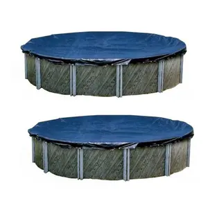 Swimline Winter Round Above Ground Swimming Pool Protective Cover 18' Two