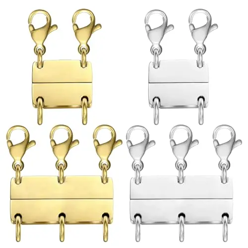 4Pcs | Gold + Silver