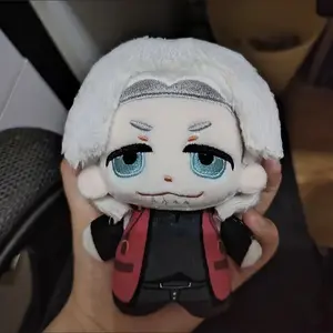 10cm Devil May Cry Plush Toy Dante Anime Dante Plushie Doll Figure Keychain Pandent Dolls Holiday Gift Fan Collection
