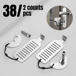 Portable Door Blocker Security Lock, Safety Lock, Door Blocking Tool, Door Self-defense Anti-theft Door Block Suitable for Business Trips, Travel, Hotels, Home Use