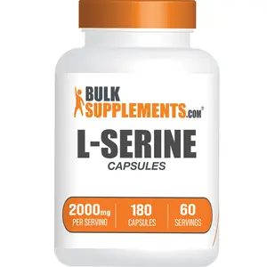BulkSupplements - L-Serine Capsules - Immune - Muscle Growth and Repair - 180 Capsules - 2000mg per Serving