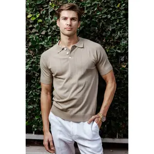 Men's Stylish Premium Knit Polo Shirt