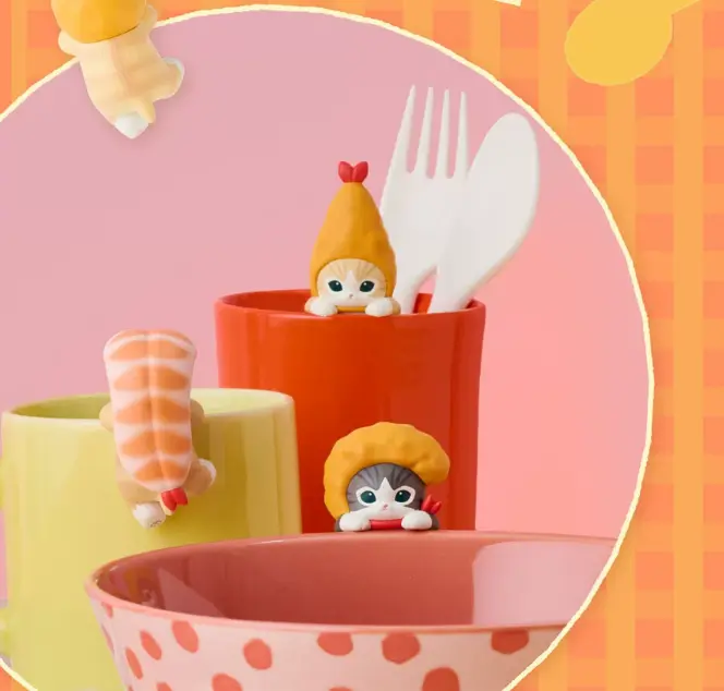 Mofusand Hippers Shrimp Cat Fluffy Lying Series Blind Box
