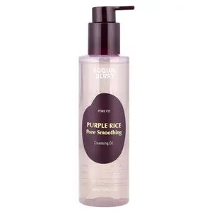 EQQUALBERRY Purple Rice Pore Smoothing, Cleansing Oil , 6.76 fl oz (200 ml)