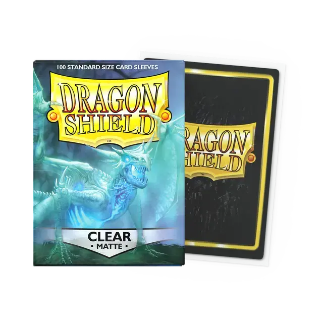 Dragon Shield Standard Matte Sleeves: Clear (100ct.)