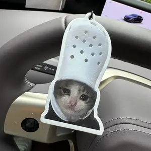 Funny Cat Meme Car Air Freshener, Car Fragrance, Car Scents, Natural Essential Oils, Long-Lasting Scent 60-90 Days, Suitable for Home, Closet, Bathroom