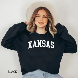 Kansas Sweatshirt, Kansas Mama Gift, Kansas Sweater, Kansas Gift, Kansas Mom Sweatshirt, Kansas Lover, Kansas Crewneck, Kansas University