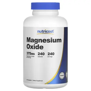 Nutricost Magnesium Oxide, 375 mg, 240 Capsules