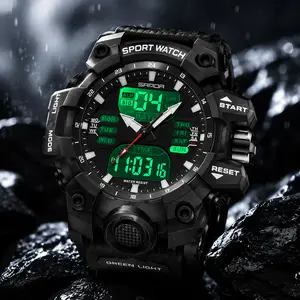 Trendy Dual Time Digital Sports Watch for Teens | Waterproof Luminous Electronic Wristwatch for Boys & Students | Stylish Athletic Outdoor Gear with LED Backlight, Alarm & Stopwatch | Perfect Everyday Fashion Accessory & Practical Gift Idea