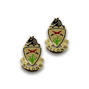 U.S. Army 11th Armored Cavalry Regiment Crest (pair)