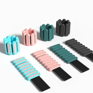 Adjustable Invisible Silicone Weight Wrist Invisible Silicone Weighted Wristbands, Adjustable for Men & Women, Sports Weighted Arm Bands & Ankle Bands for Running, Swimming