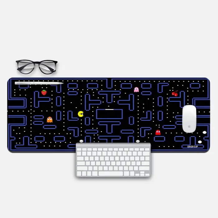 Pacman Game Mouse Pad, Anime mousepad, Stylish Pad Mouse, Gaming decor , frictionless mousepad, office desk accessories,anime desk mat