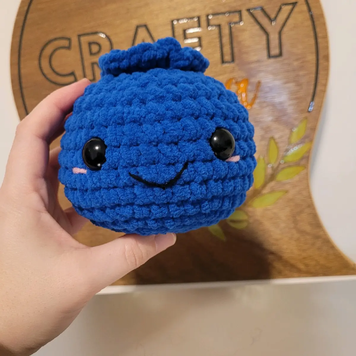 Crafty Mama Handmade Crochet Blueberry