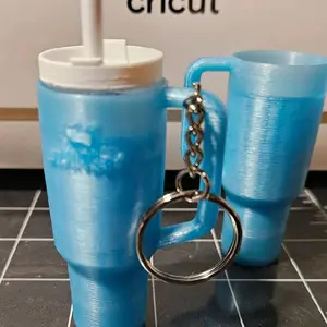 Cup keychain clicker