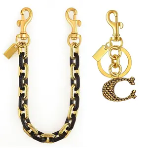 Vintage Bag Strap Extender Chain, Mixed Color Personality Bag Chain, Handbag Wallet Jeans Chain Pendant, Decorative Chain Design Accessory