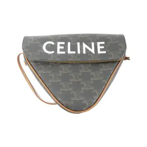 Pre-owned Celine Canvas Shoulder Bags Triomphe Shoulder Bag