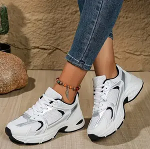 Women's Casual Sports Shoes - Comfortable Fit with Breathable Design for Active Lifestyle Running White Girl Training Closed Trainer Runner Footwearoutdoor sport