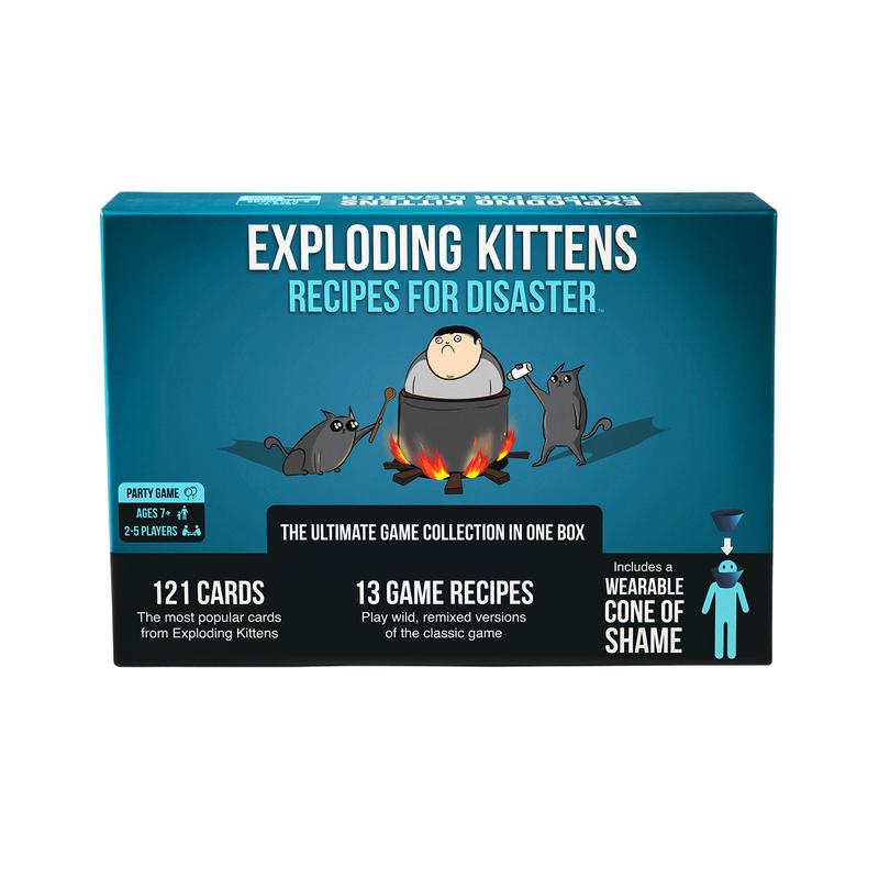 Recipes for Disaster by Exploding Kittens - The Ultimate Exploding Kittens Game with New Ways to Play - Family Friendly - Ages 7+ - 2-5 Players