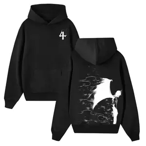Bleach Ulquiorra Cifer Hoodie, 4th Espada Graphic Pullover Sweatshirt, Unisex Anime Streetwear, Y2K Aesthetic Manga Hoodie Gift Idea Family Holiday Trip Shirt
