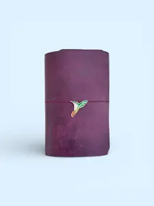 A5 Plum Leather Journal