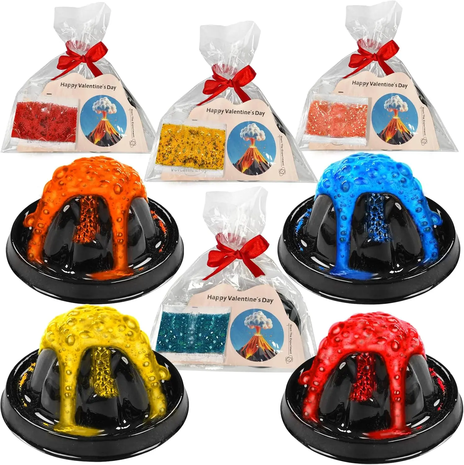Easter Gift 24 Pack Erupting Volcano Party Favor with Cards Volcano ...