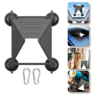 For Starlink Mini Suction Cup Mount,Protect Silicone Case with Hook,Multifunctional 2-in-1 for Starlink Mini Mount,Use for Sunroof Window RVs Road Trips Backpack