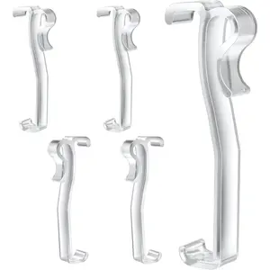 12 Pcs Valance Clips for Blinds, 2.5 Inch Blind Hidden Valance Clips Replacement for Horizontal Window Blinds Valance