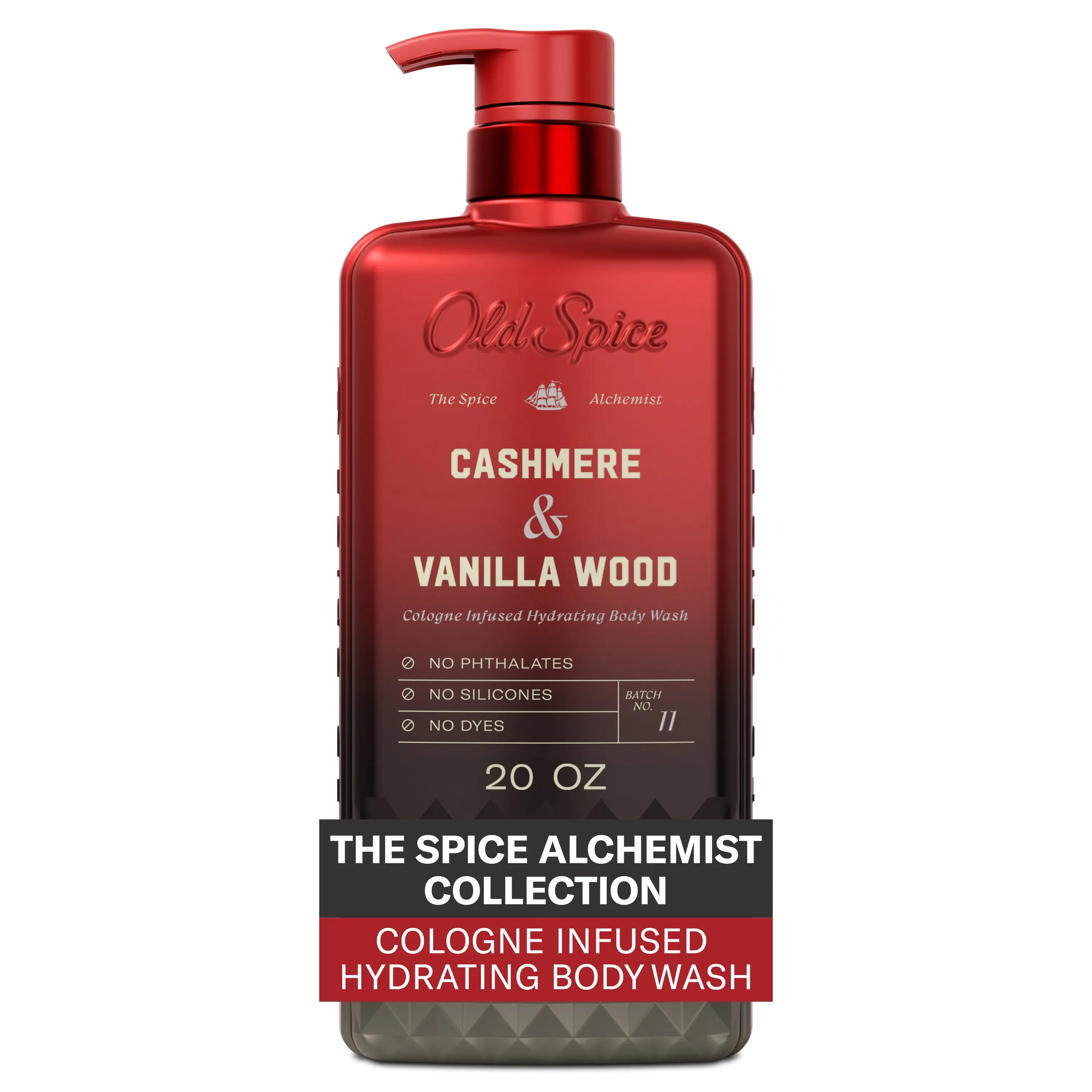 Old Spice Body Wash for Men, The Spice Alchemist Collection, Cashmere and Vanilla Wood, 20 OZ