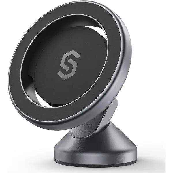 SYNCWIRE MagSafe Car Mount, Magnetic Car Phone Holder for Car Dashboard, 360° Rotating Strong Magnet Phone Mount with 3M VHB Adhesive, Compatible with iPhone 17/16/15/14/13/12 & MagSafe Cases