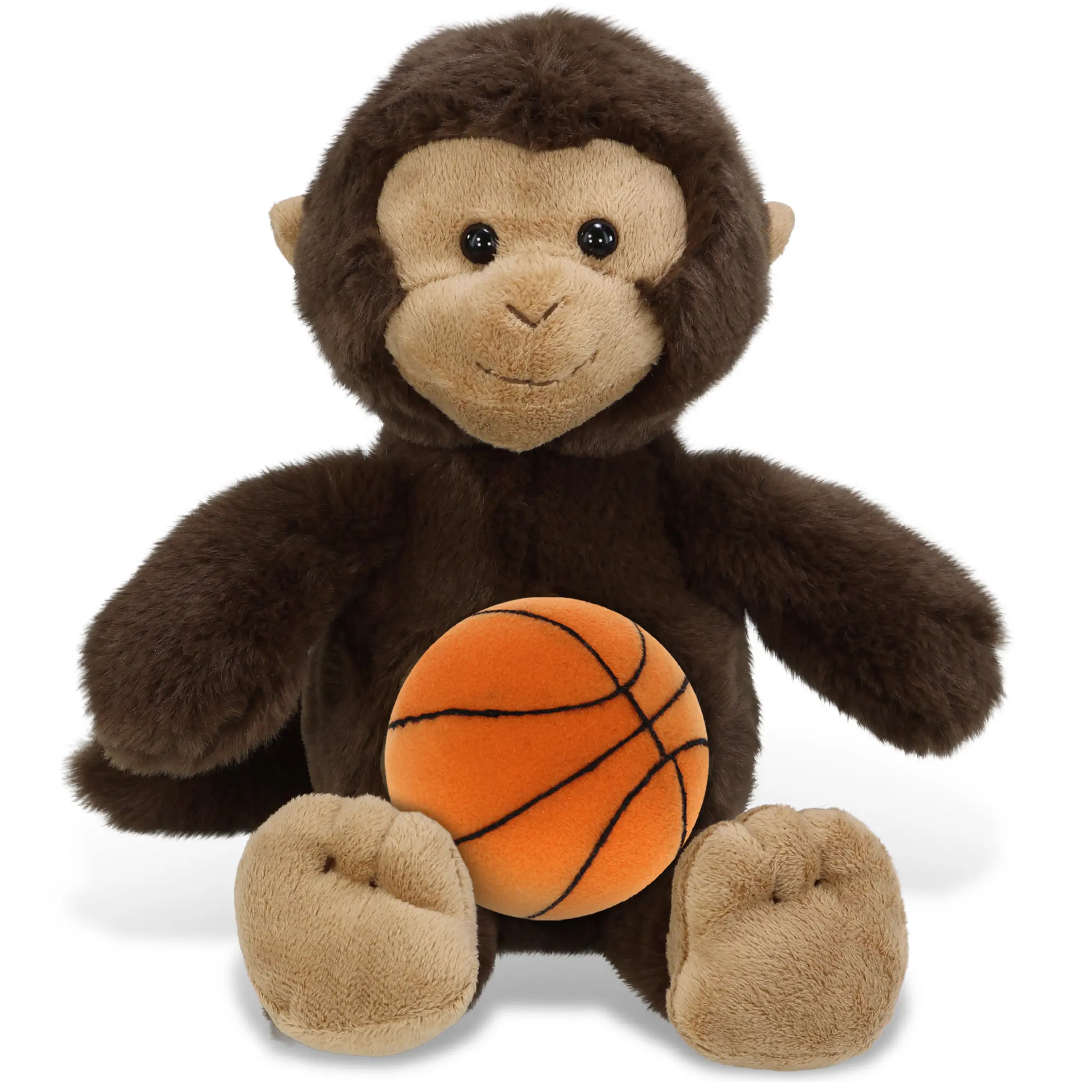 PLUSH BASKETBALL - SUPER-SOFT PLUSH - MONKEY 9"