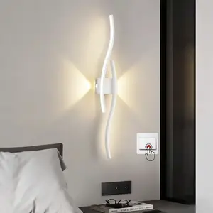 Modern LED Wall Light, Warm Light, Wall Mounting Fixture for Living Room Bedroom Study Corridor Staircase Dining Indoor Decor, Modern Mood Lighting