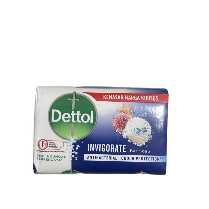 Dettol Antibacterial Soap Bars Pack of 6 - Original, Fresh, Invigorate, Lasting Fresh, Packaging May Vary body wash Scent Moisturizer