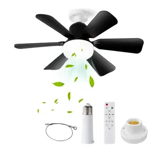 Ceiling Fan Light with Remote Control, Modern Design LED Ceiling Fan Light, 3-speed Wind Speed Setting Fan Light for Bedroom, Living Room, Kitchen and Bathroom