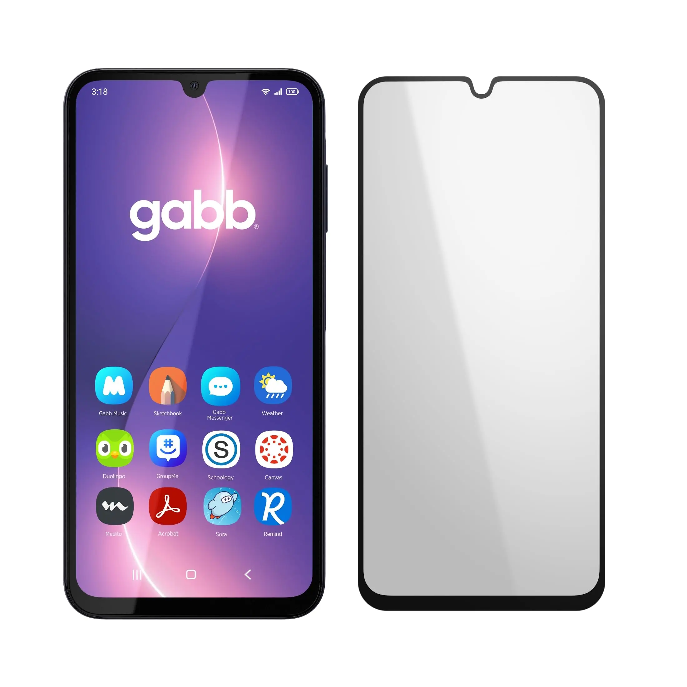 Gabb Phone 4 Pro Ultra Thin Gorilla Glass Screen Protector, Scratch Resistant