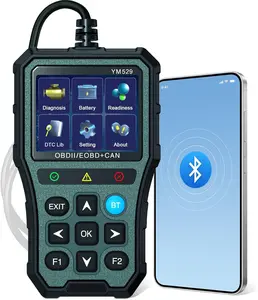 OBD2 Scanner  Diagnostic Tool - iOS/Android Compatible, Real-Time Data,  Tester, Plug and Play, Emissions Readiness for  Owners & Mechanics(Army Green)