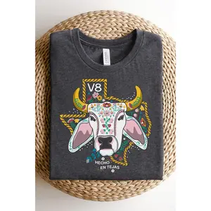 Hecho en Tejas Brahman Bull V8 Tee