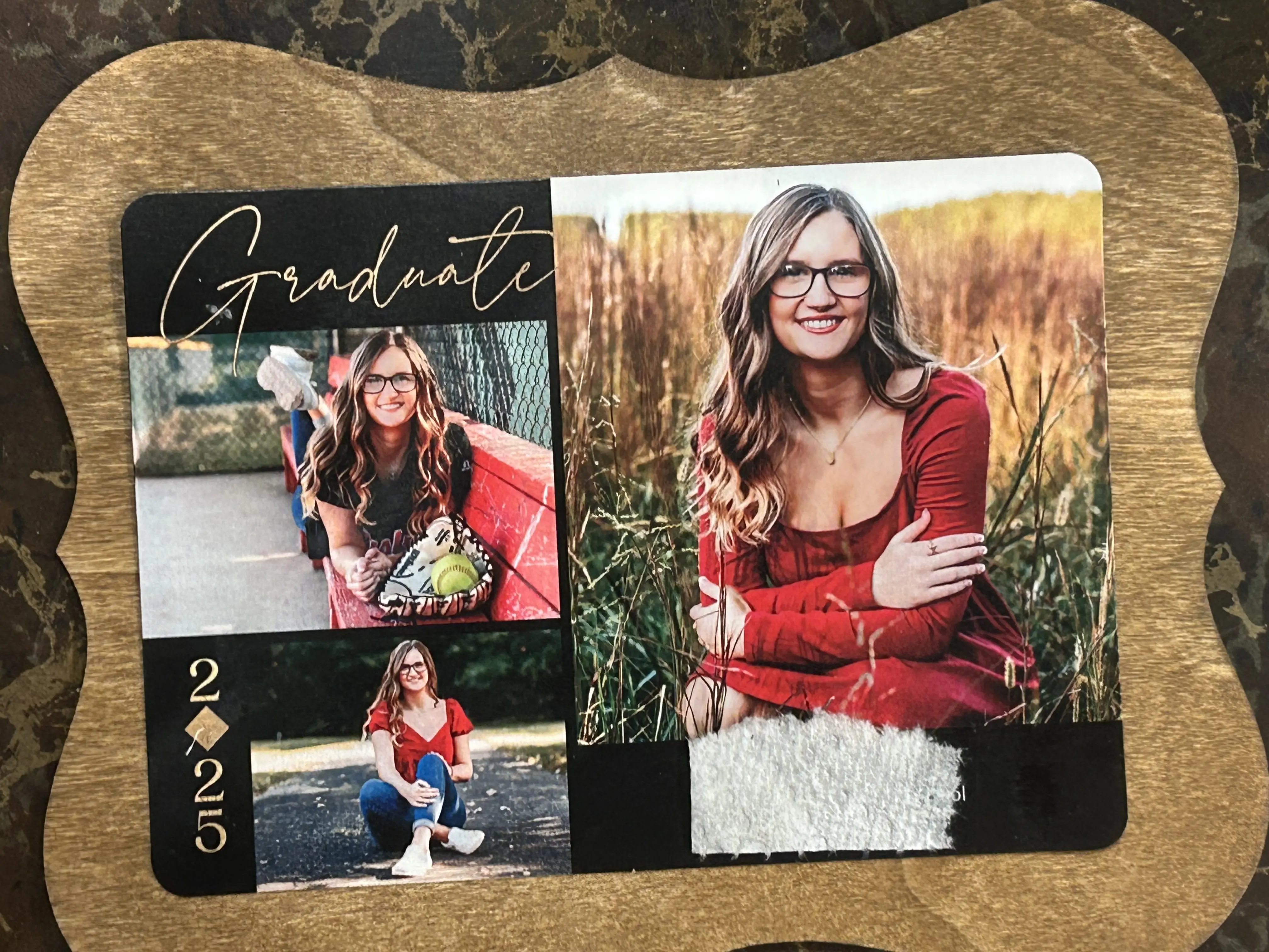 Personalized graduation plaque