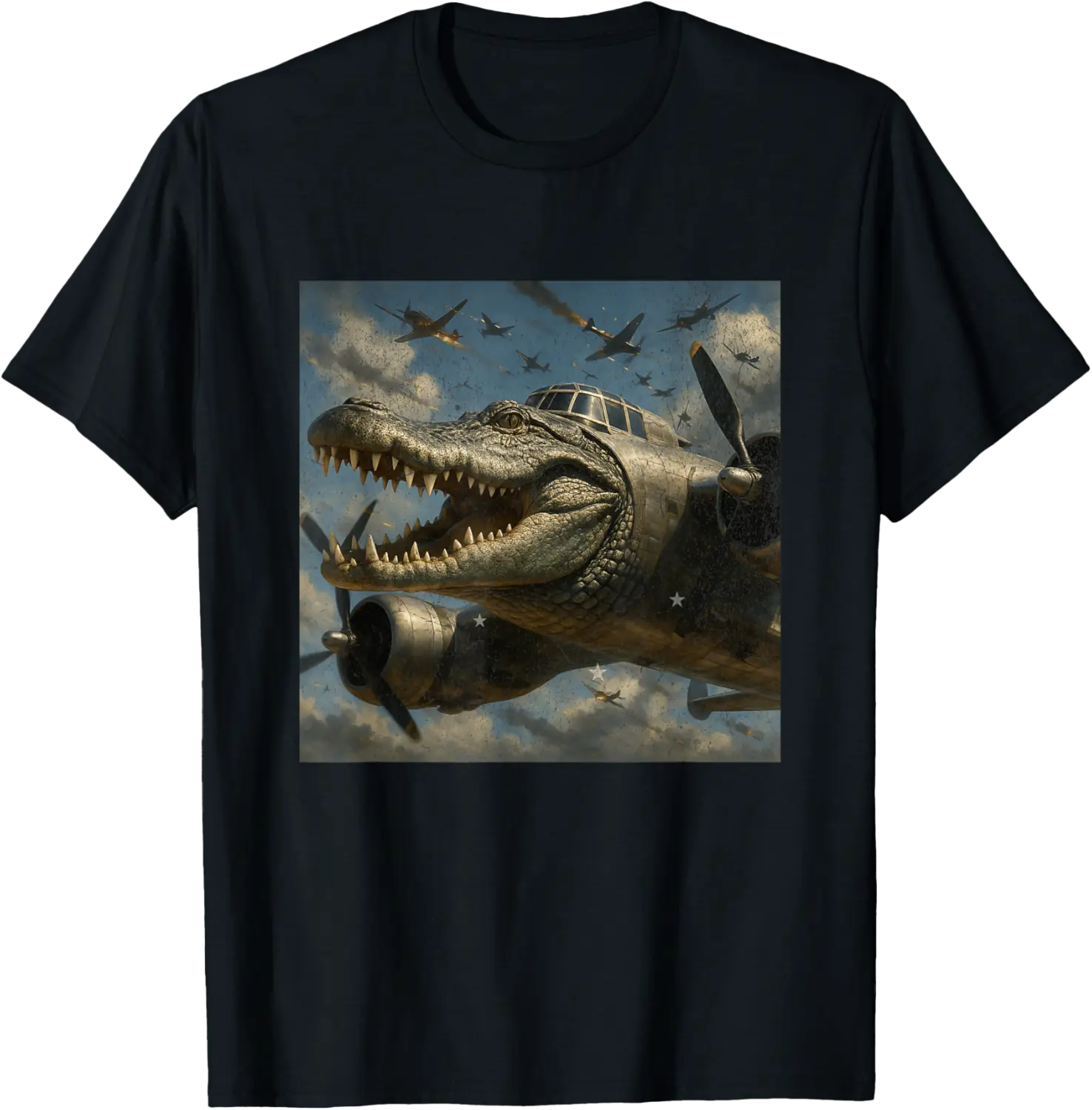 Bombadiro Crocodilo Funny Italian Brainrot Meme Graphic T-Shirt - Jenniferlau Shop 91B0F3CFFQ4D