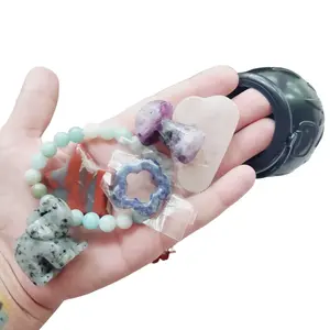 Mystery Cauldron with Crystal Shapes