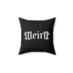 Weird Polyester Square Pillow
