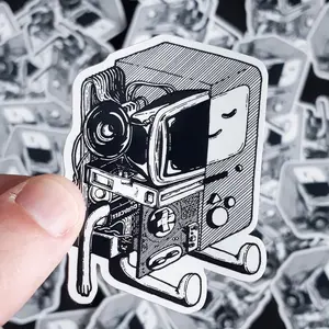 Vinyl Sticker BMO Anatomy Adventure Time Inspired Sticker inch Weather Resistant Die Cut Sticker