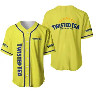 Vintage Twisted Tea Baseball Jersey Shirt, Baseball Jersey Baseball Top