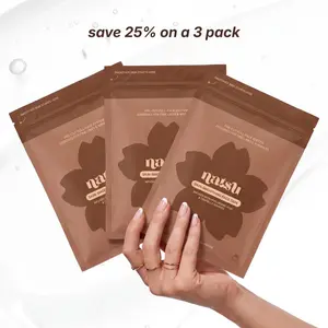 Face Tape 3 Month Supply – 495 Pre-Cut Kinesiology Wrinkle Patches - Cotton, Hyaluronic Acid & Centella Asiatica (Cica) – Forehead, Smile Lines, Crow's Feet – Hypoallergenic, Latex-Free (Mocha)
