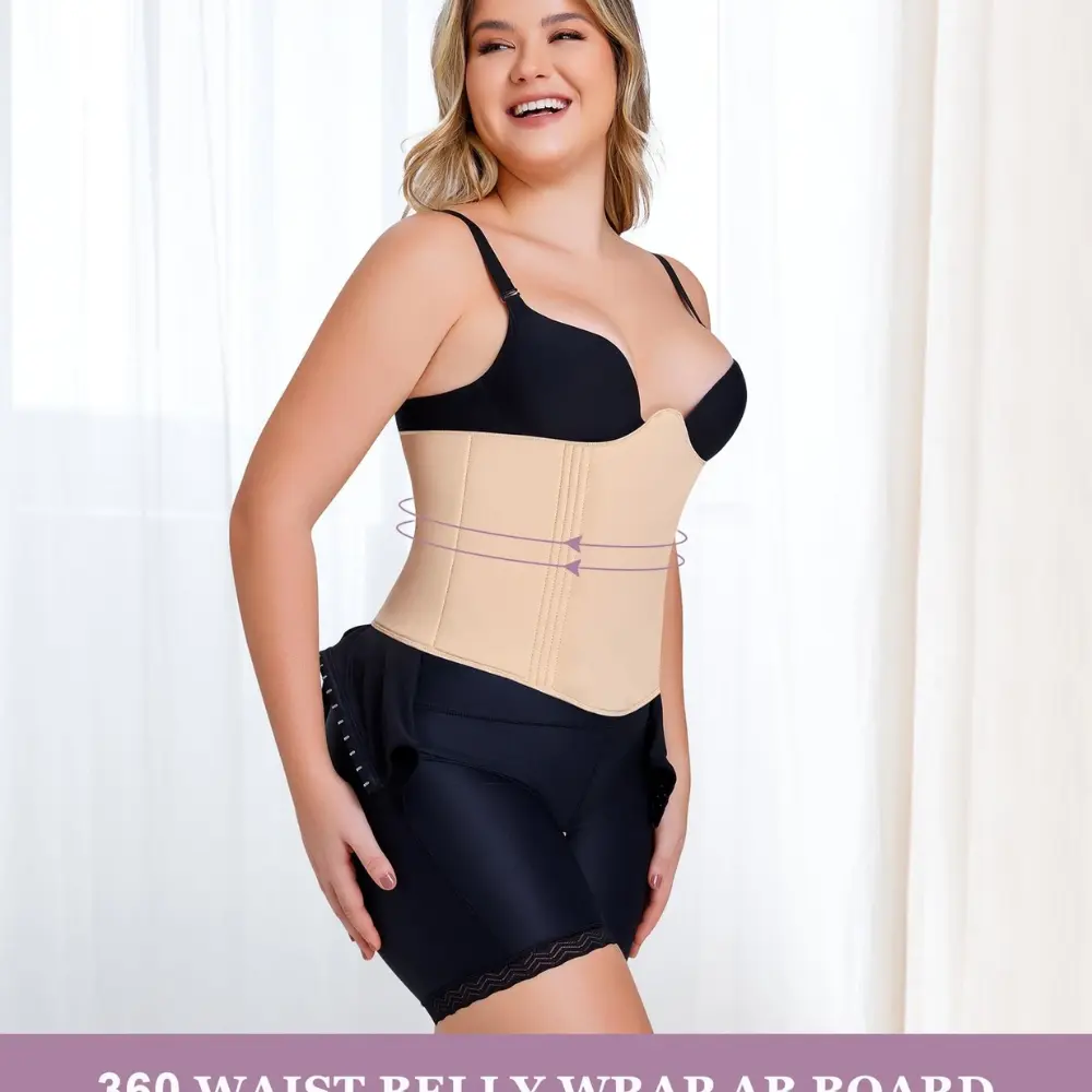 360 Lipo Foam Ab Board Post Surgery Compression Board for Liposuction Recovery, Abdominal Belly Wrap Waist Support