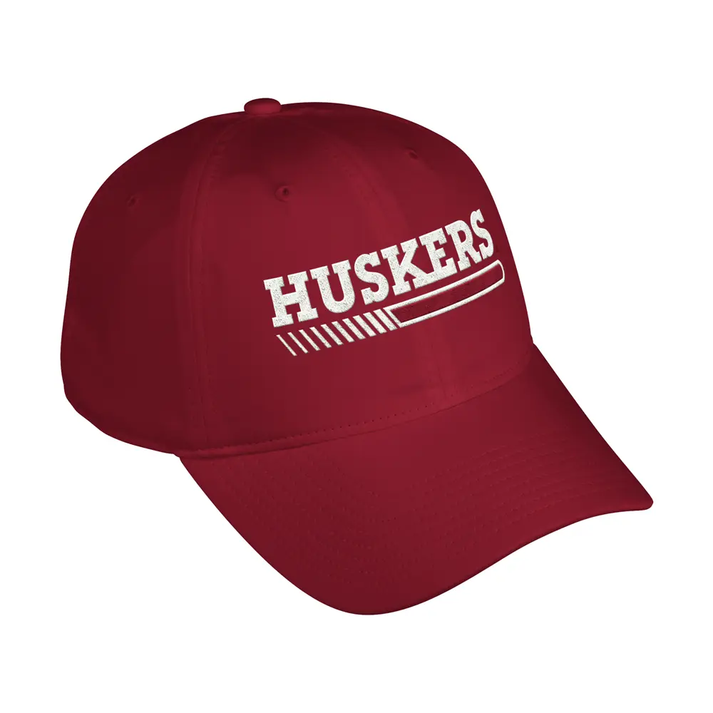 adidas Mens Nebraska Cornhuskers Adjustable Slouch Cap Casual - Red