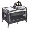 Baby Trend Lil' Snooze Deluxe II Portable Nursery Center Playard with Cozy Napper Removable Full Bassinet & Storage Tote Bag Crib for Infant