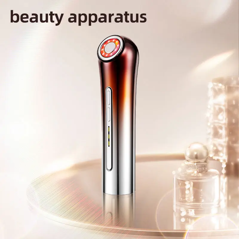 Portable facial lifting massage beauty device, electric V-face beauty device, equipped with two types of colored light irradiation skincare equipment, a perfect gift for female friends